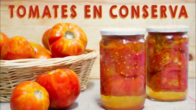 Cómo se hace la conserva de tomate