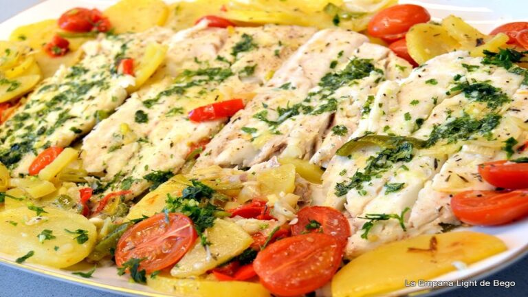 Receta filetes de merluza al horno