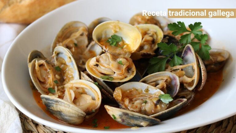 Recetas de almejas a la marinera gallega