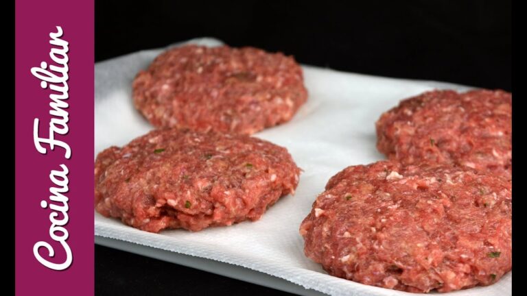 Como se hacen las hamburguesas caseras