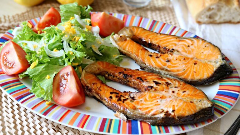 Salmon a la plancha con limon