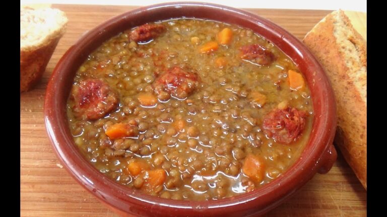 Como se hacen lentejas con chorizo