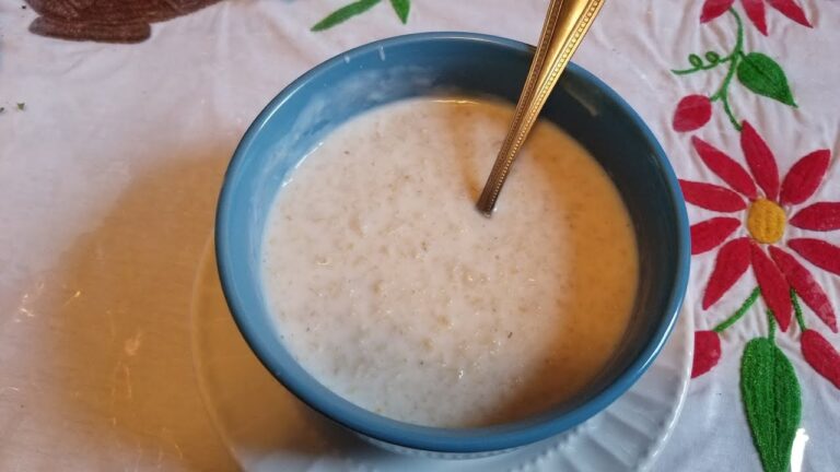 Como hacer una avena con leche