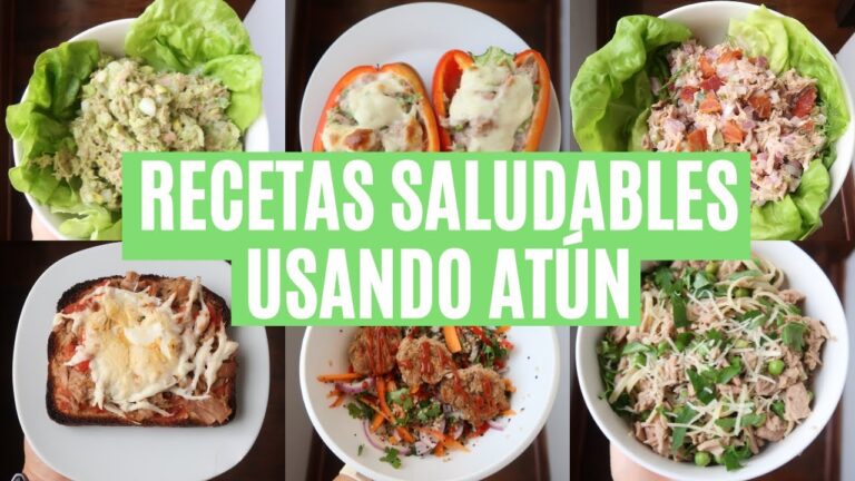 Recetas con at&uacute;n en lata saludables