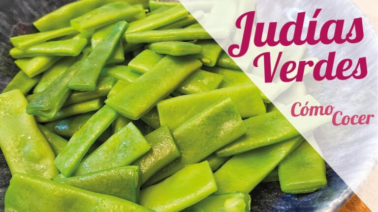 Como se hacen las judias verdes