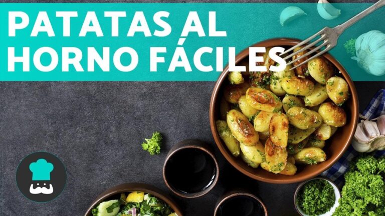Patatas al horno con ajo y perejil