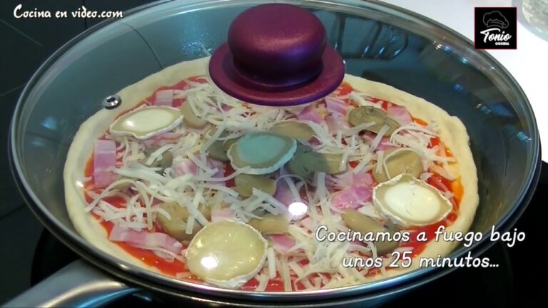 Se puede hacer pizza precocinada en sartén