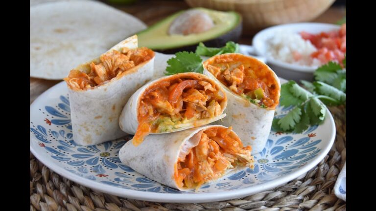 Como se hacen los burritos de pollo