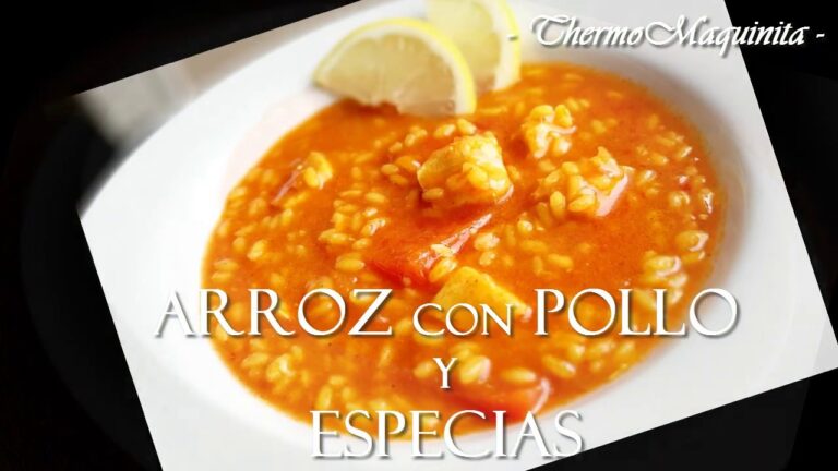 Arroz caldoso con pollo en thermomix