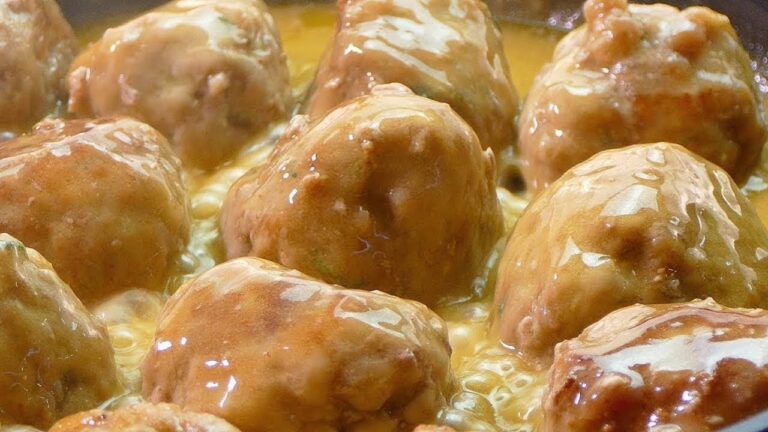 Como hacer la salsa de las albondigas