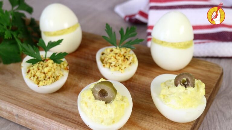 Cómo se hacen los huevos rellenos