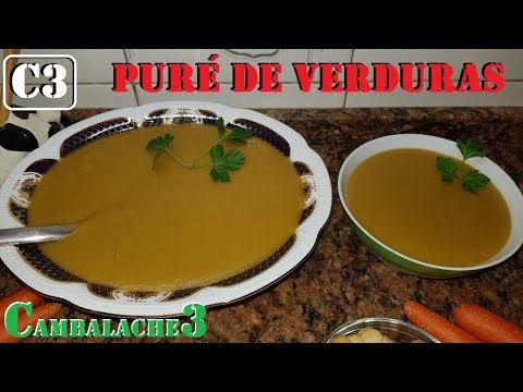 Puré de verduras receta de la abuela