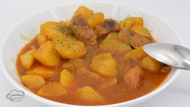 Guiso de solomillo de cerdo con patatas