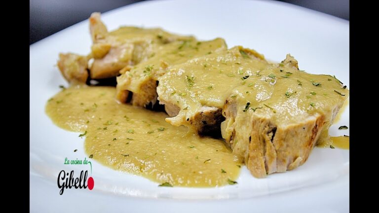 Solomillo de cerdo en salsa de setas