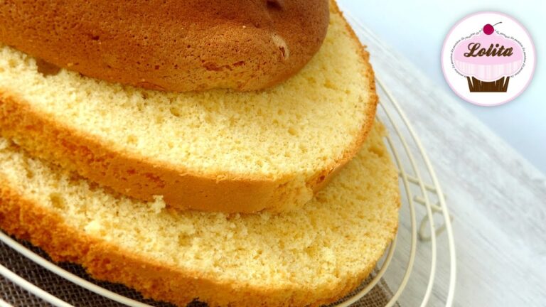 Receta de bizcocho para tartas de cumplea&ntilde;os