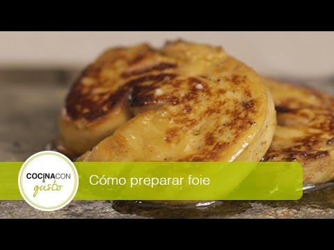Como hacer foie a la plancha