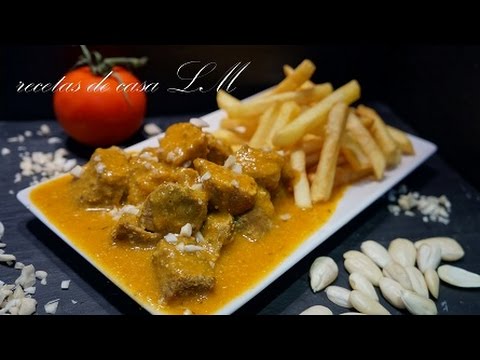 Carne en salsa de almendras thermomix