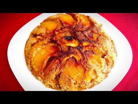 Tarta de manzana en sarten en 5 minutos