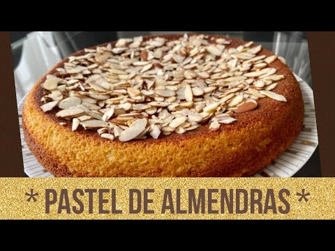 Bizcocho con harina de almendras sin azucar