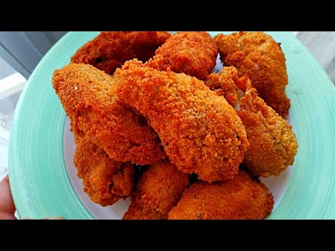 Cómo hacer alitas de pollo fritas