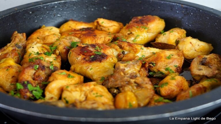 C&oacute;mo se hace el pollo al ajillo
