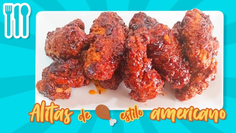 Alitas de pollo barbacoa estilo americano