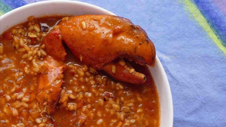 Cómo hacer arroz caldoso con bogavante