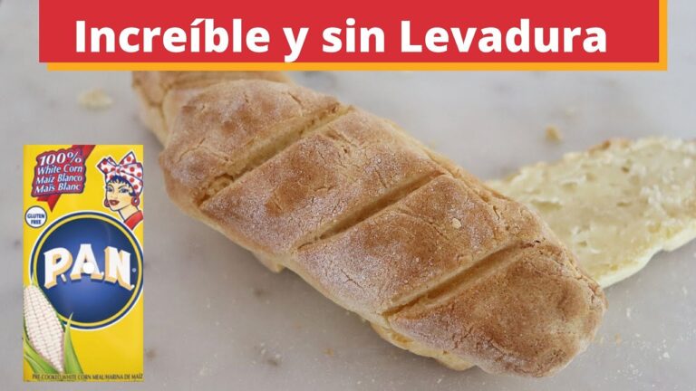 Receta de pan solo con harina de maíz