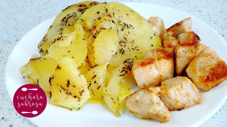 Patatas al horno con vino blanco