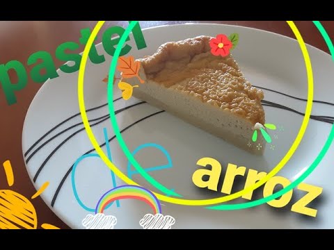 Pastel de arroz vasco sin hojaldre