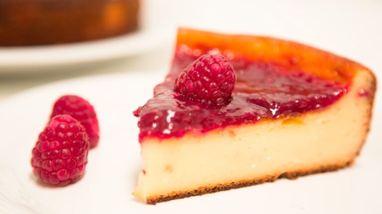 Tarta de queso al horno tradicional