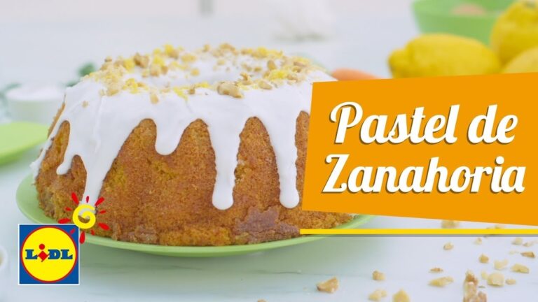 Tarta de zanahoria sin gluten y sin lactosa