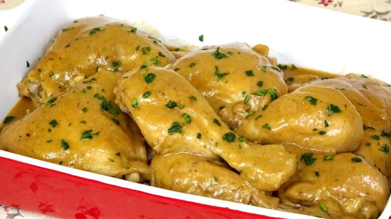 Pechuga de pollo en salsa española