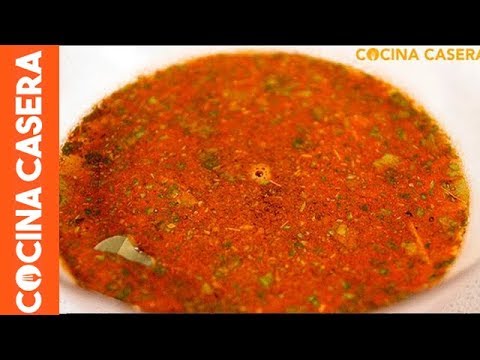 Como se hace el adobo para pescado