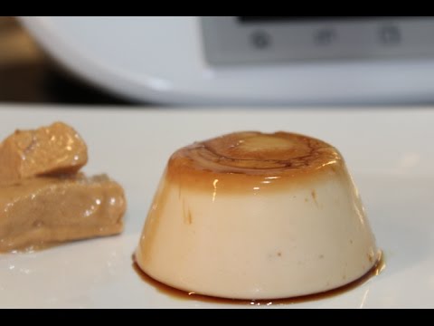 Flan de turrón thermomix sin horno