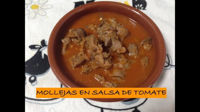 Mollejas con tomate en olla express