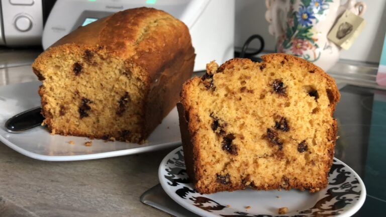 Bizcocho con pepitas de chocolate thermomix