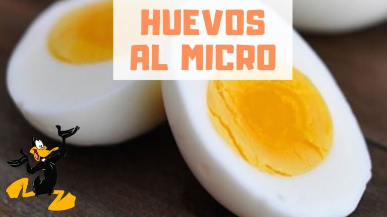 Cómo cocer huevos en el microondas