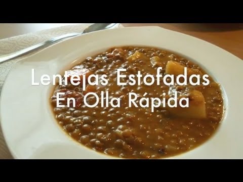 Como hacer lentejas en olla express