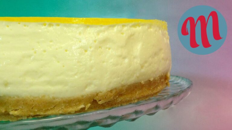 Tarta de queso y limón con cuajada