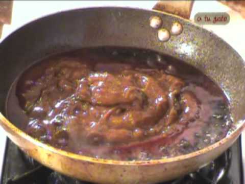 Solomillo de ternera en salsa de vino tinto
