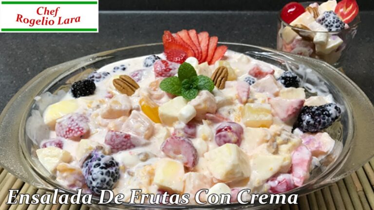 Como hacer una ensalada de frutas