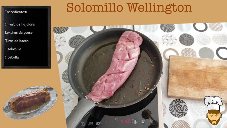 Solomillo de cerdo wellington con bacon