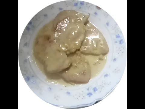 Filetes de pavo en salsa de cebolla
