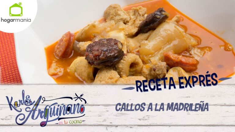 Callos a la madrileña en olla express