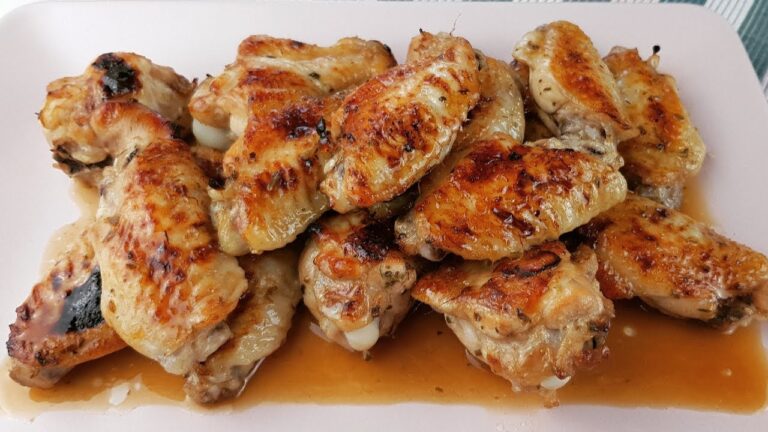 Salsa para alitas de pollo al horno