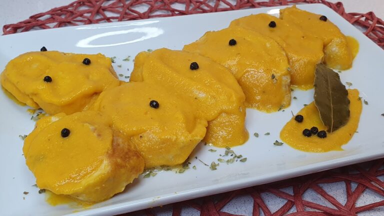 Solomillo de pavo en salsa de zanahoria