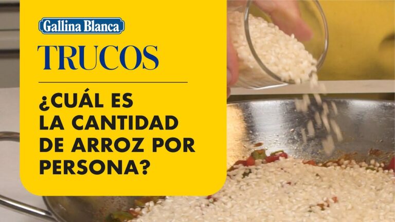 Cantidad arroz para paella 8 personas