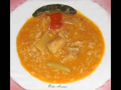Patatas con arroz y bacalao thermomix