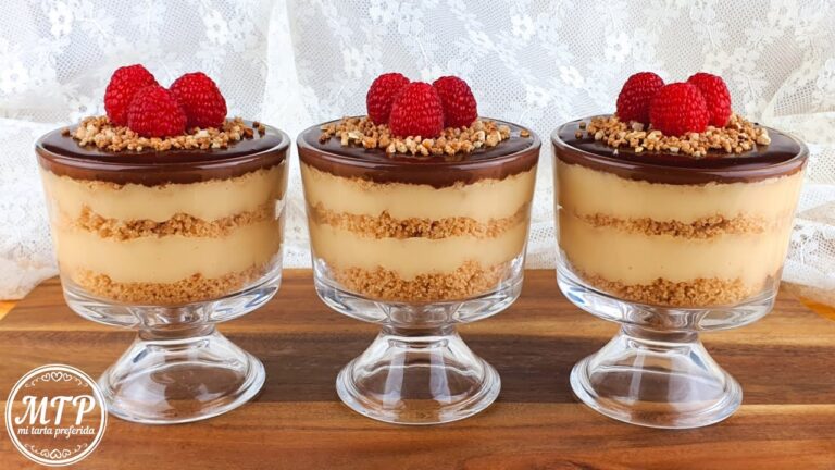 Tarta de la abuela en vasitos